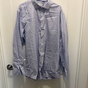 Charles Tyrwhitt Light Blue Pinstripe Dress Shirt